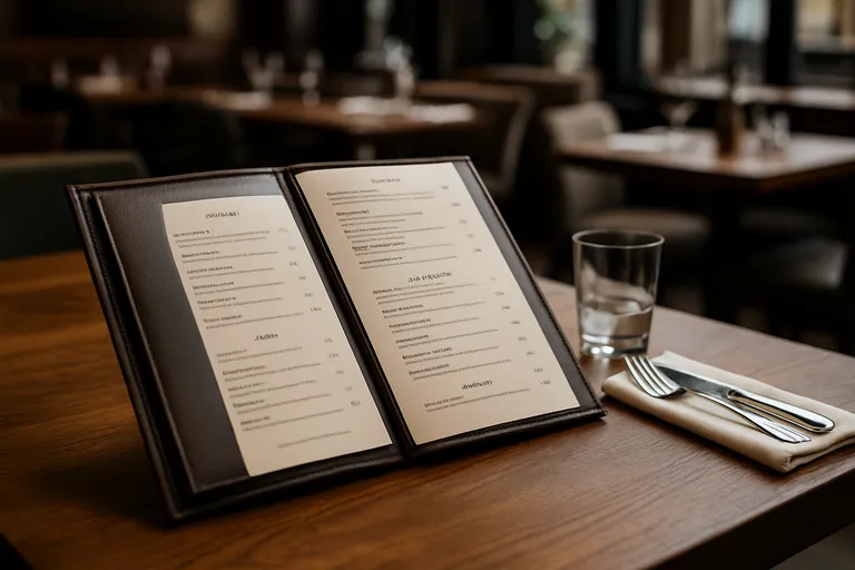 De voordelen van menumappen voor horecaondernemers
